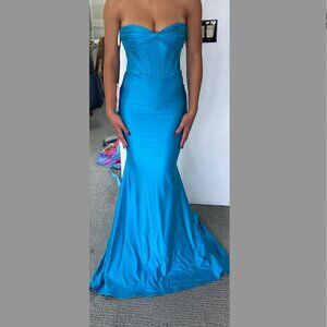 Jessica Angel Blue Dress, Size Small